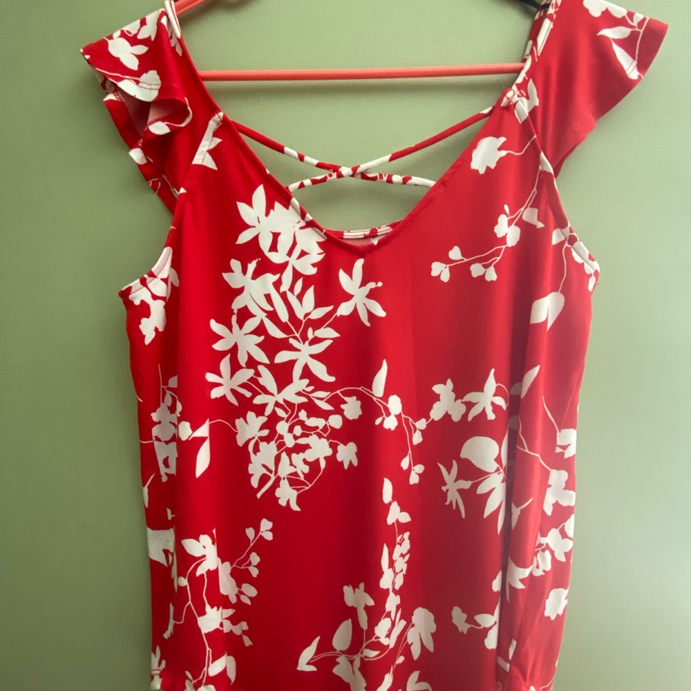 Fayre Lattice Detail Ruffle Sleeve Knit Top